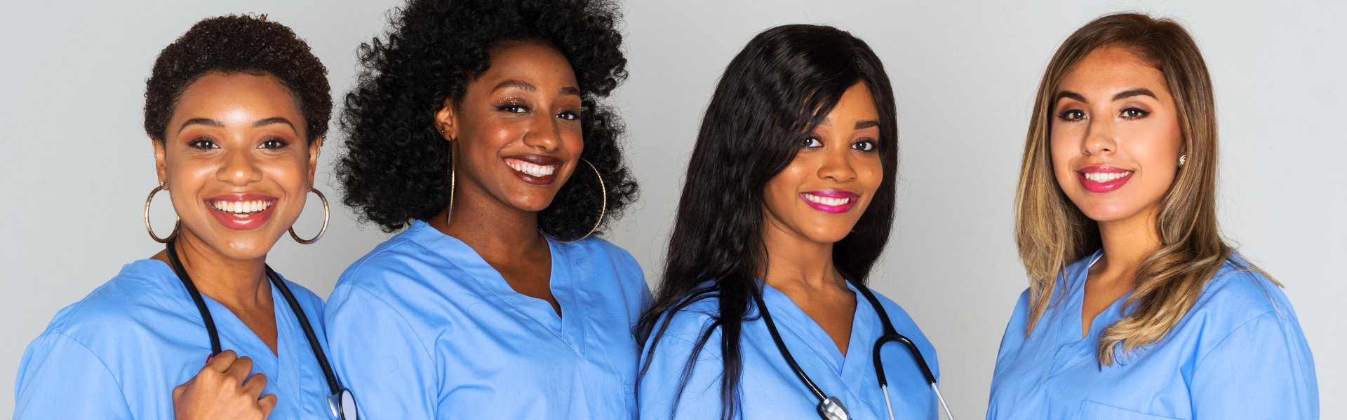 nurses smiling